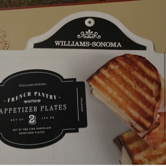 Williams Sonoma French Pantry Appetizer Plates- Set Of 2 - Picture 11 of 16